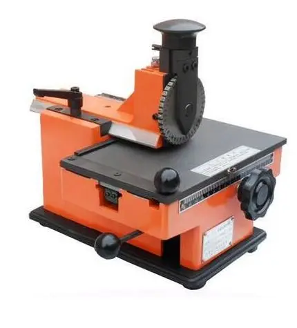 

Semi-automatic sheet embosser metal stamping printer marking machine label 4mm tool