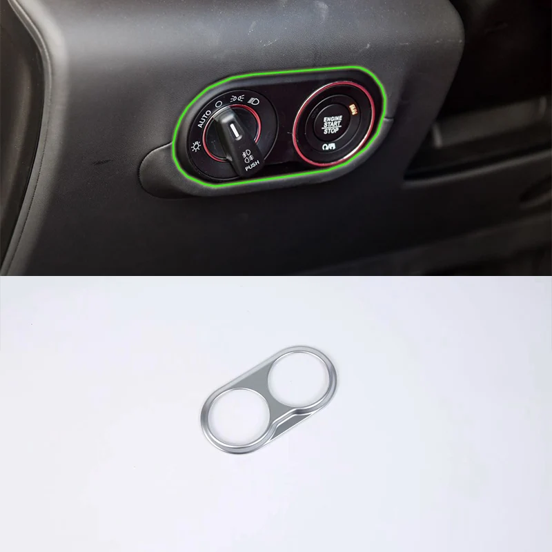 

Auto accessories inner headlight control cover 1pcs Car Styling accessories For MASERATI LEVANTE 2017