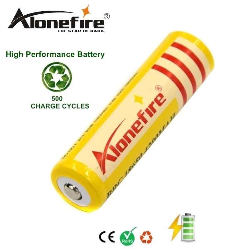 

AloneFire 1pc High performance 3.7V 4200mAh 18650 Li-ion Rechargeable Lithium Battery for led Flashlight torch