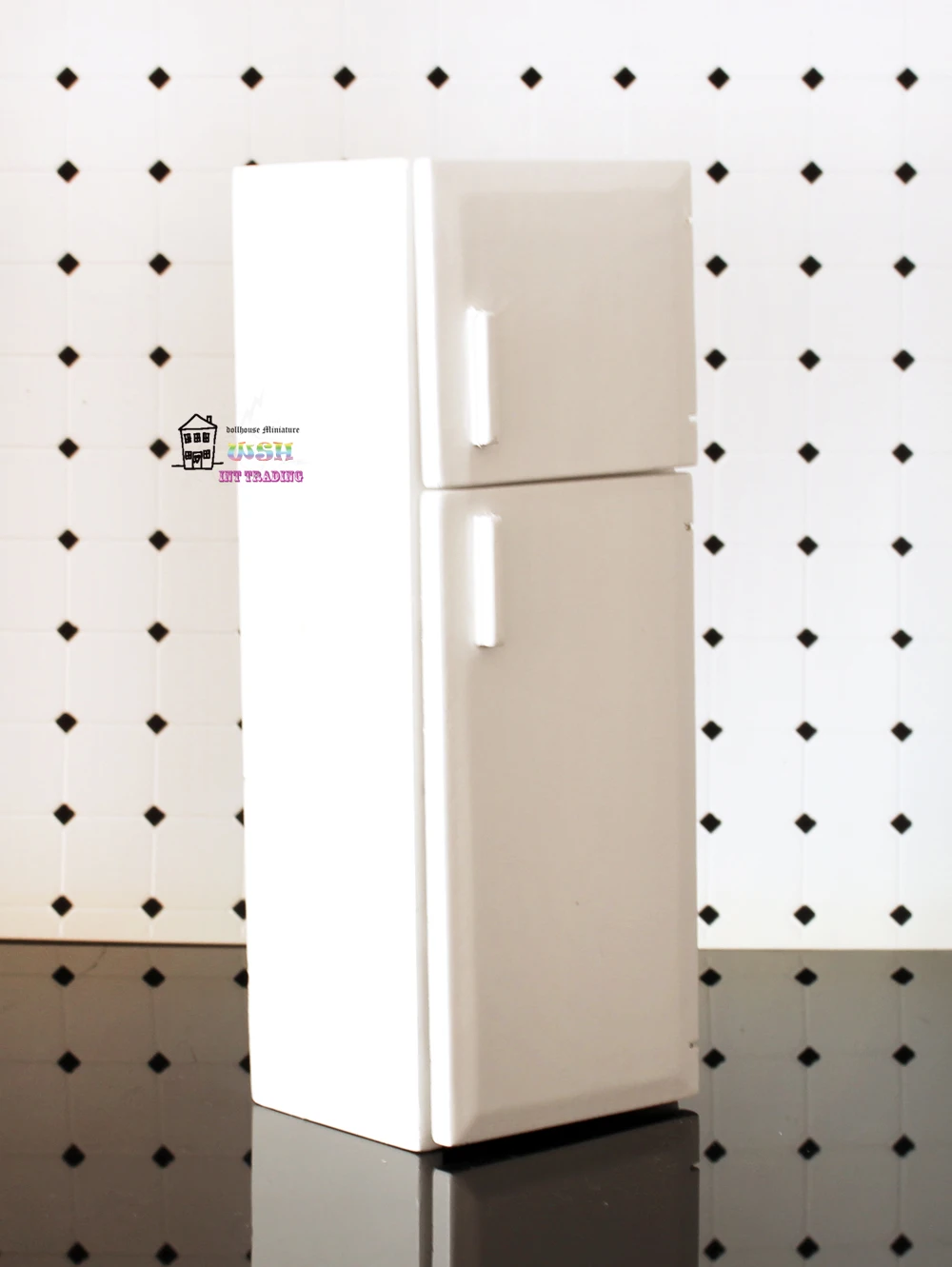 1:12 Кукольный дом миниатюрные куклы мебель белый холодильник кухонные аксессуары холодильник Классические игрушки