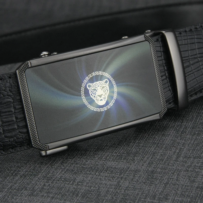 

Luxury belt men Crocodile Grain designer 3.5cm Waist Strap fashion high quality brand ceinture homme casual Automatic buckle