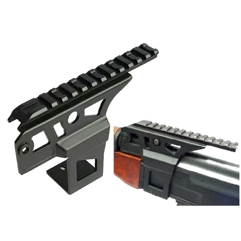 AK 74 Rail Side Front Top Scope Flashlight Laser Dot Sight Mount