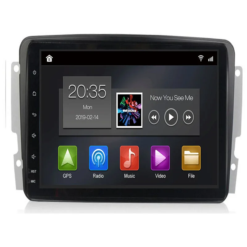 #*Cheap 2019 Car Multimedia Player Two Din Android 9.0 DVD Automotivo For Mercedes Benz W209 W203 Viano W639 Vito GPS Radio FM USB DVR