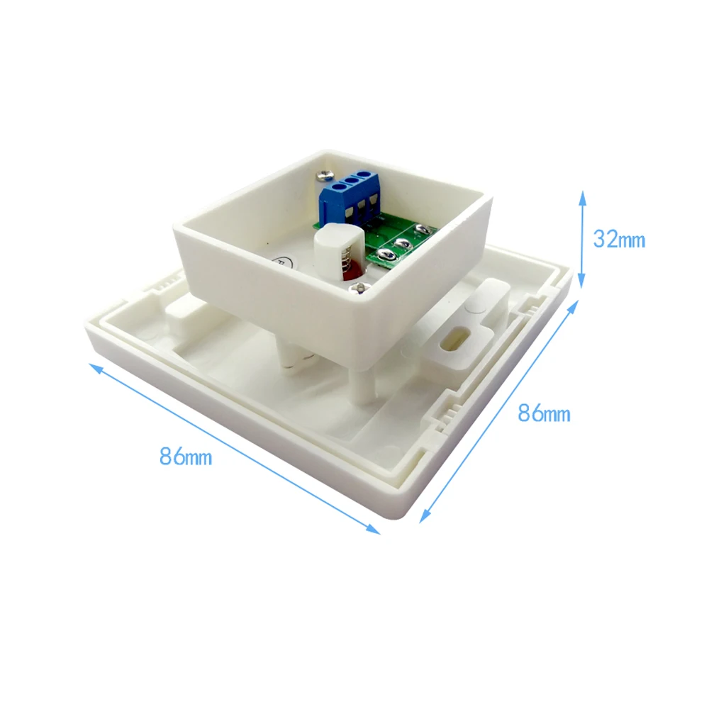10 PCS Panic Button For Security Alarm Wall-Mounted NC NO Signal Options Door Release Switch Emergency Button Push Alarm