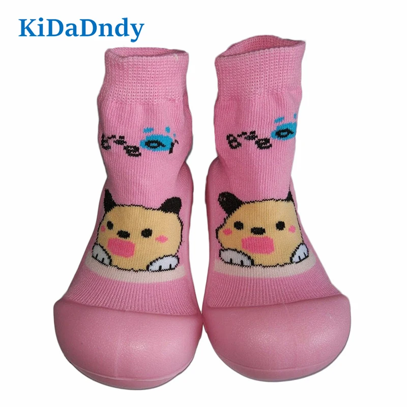 KiDaDndy/Детские носки мягкие нескользящие носки на резиновой подошве для маленьких мальчиков и девочек GXY01