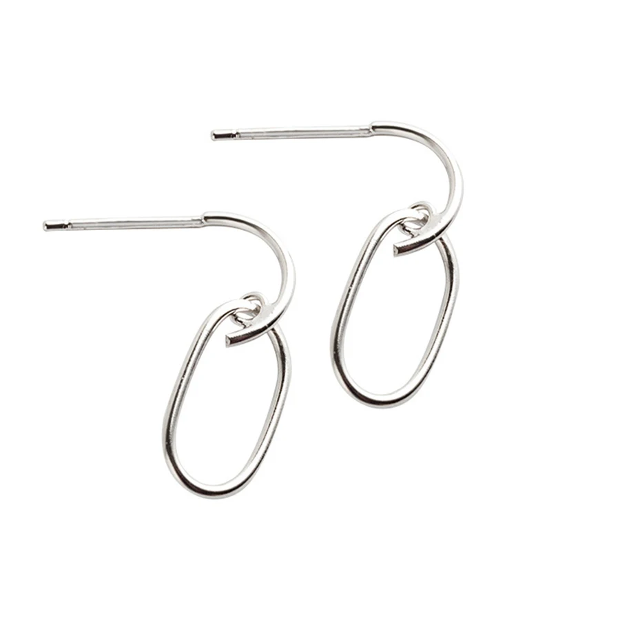 

OneQuarter Geometric Personality Fashion Drop Earrings Women S925 Sterling Silver Earrings Pendants Dangle Earrings Jewelry New