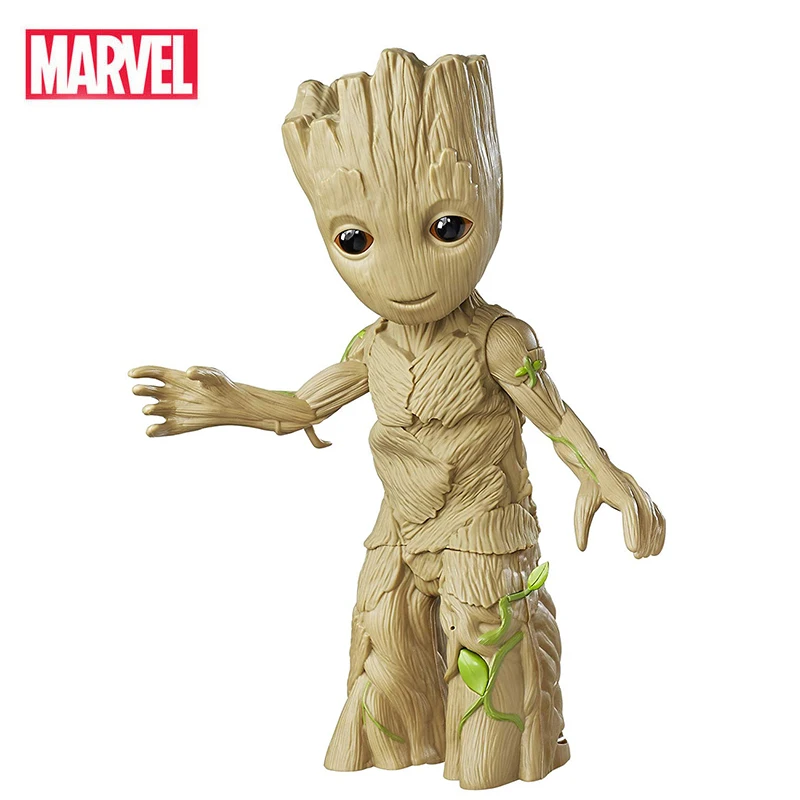 

29cm Marvel Avengers Guardians of the Galaxy Dancing Musical Groot Electric Toy Birthday Gift For Children Collectible Doll