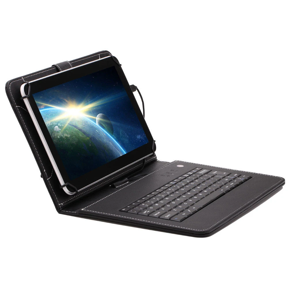 

Free Shipping 10.1 inch Quad Core Google Android 4.4 KitKat Tablet PC 8GB 1GB Bluetooth Bundle Keyboard/Russian tablet pc 10
