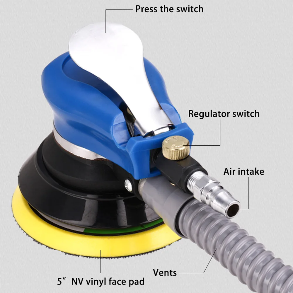 Car Polisher Random Orbital Detailing Waxer er Auto Truck Professional Polisher Vacuum Cleaner Set Tool 5 Inch Polishing