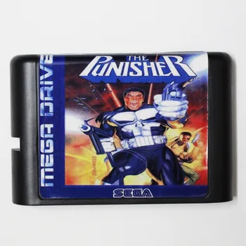 

Punisher Game Cartridge EUR Sticker 16 bit Game Card For Sega Mega Drive / Genesis System
