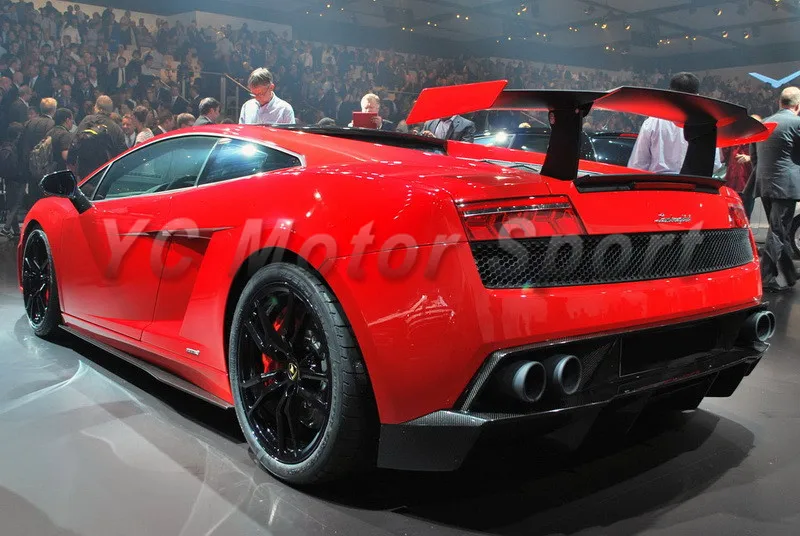 2003-2014 Lamborghini Gallardo LP550 LP560 LP570 LP570-4 Super Trofeo Style GT Wing FRP (32)