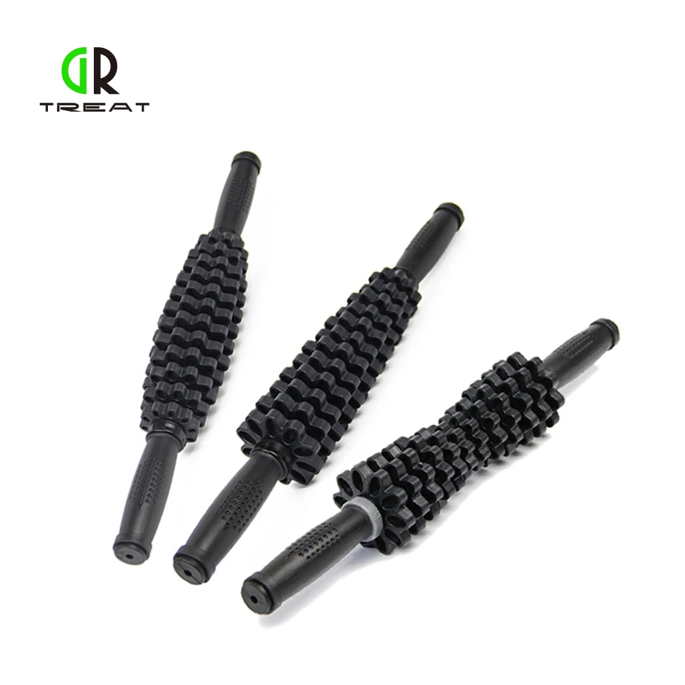 GR Treat Adjustable Muscle Massage Roller массаж триггерной точки палка селфи-для миофасцинального расслабления для ног/спины/ног - изображение