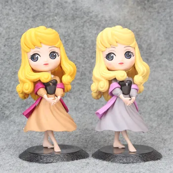 

14cm Japanese anime figure Sleeping BeautyQ verison big eyes action figure collectible models toys for boys