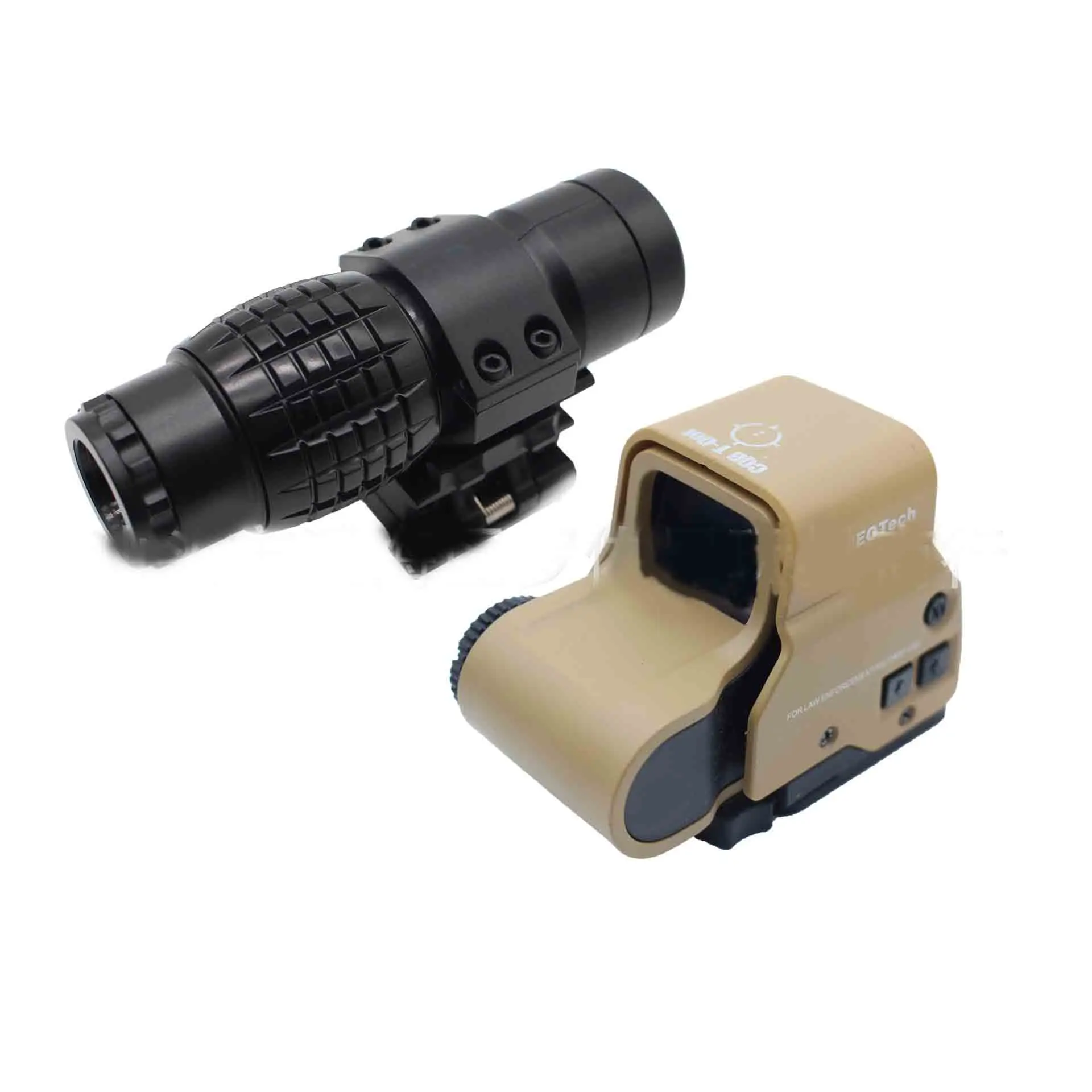 

Tactical red dot sight scope 3x Magnifier Compact Sight with Flip UP Mount Side picatinny Airsoft Rifle gun rail mount Hunting