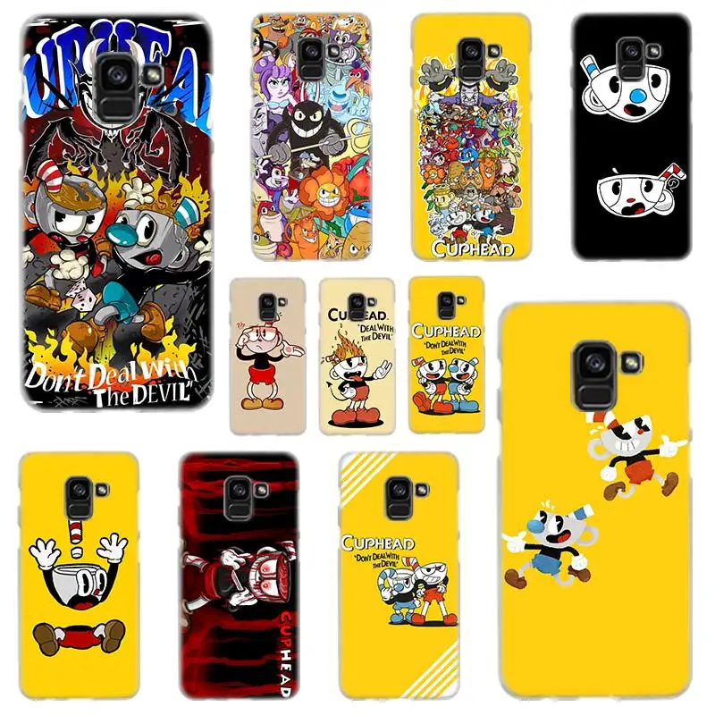 

cuphead poster Hard Case for Samsung Galaxy A7 A6 A8 Plus A9 A3 A5 2016 2017 2018 A30 or A20 A50 A60 A70