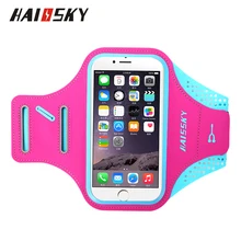 Haissky 5,5 ''спортивные фиксаторы для руки для iPhone 6 7 Plus Xiaomi Redmi Note 4 4X huawei P9 P10 плюс samsung S8 плюс Водонепроницаемый повязки на руку