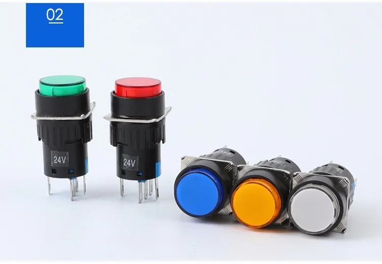 botão de pressão led interruptor momentâneo interruptor de botão de pressão