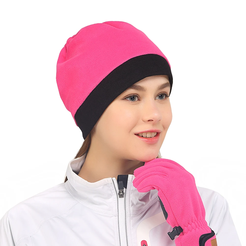 NEW Hot Windproof Winter Fleece Neck Gaiter Hat Warmer Scarf Beanie Cap