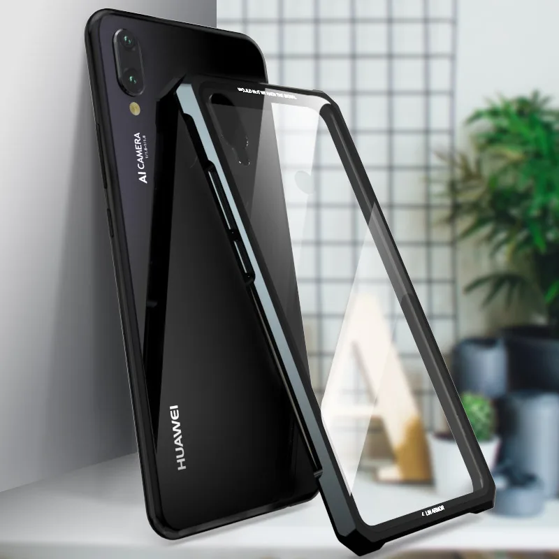 Huawei P smart + чехол авиационная алюминиевая накладка металлический каркас с