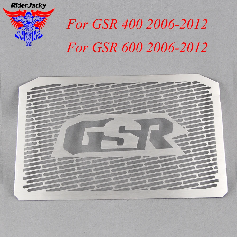 

For SUZUKI GSR400 GSR 400 GSR 600 GSR600 2006-2012 2011 2010 Radiator Grille Guard Cover Protector Motorcycle Stainless Steel