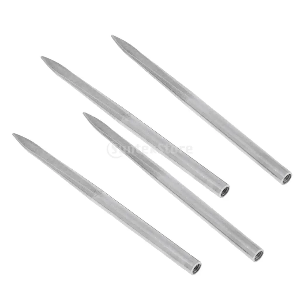 4pcs Fid Lacing Stitching Needles Stainless Steel Fids for 2mm 3mm Paracord Outdoor Camping Hunting Climbing Emergency Equipment