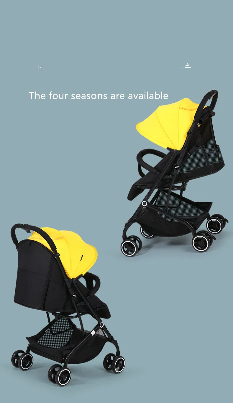 Easy to sit and lie on baby stroller ultralight portable folding baby stroller for children 0/1 to 3 years old