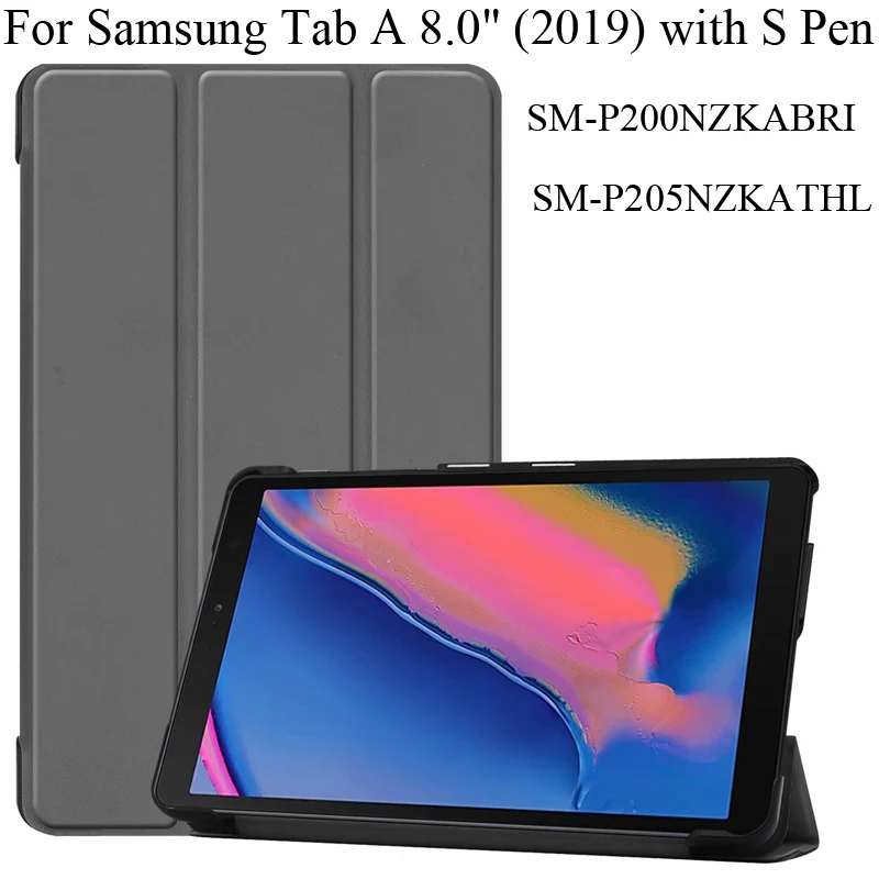 For Samsung Galaxy Tab A 8.0 With S Pen 2019 Case Capa