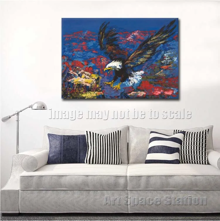 Leroy Neiman American Bald Eagle Abstract Animals Oil Painting Reproduction 32x24 Canvas Wall Art for Home Decoration No Frame-in Painting & ... Leroy Neiman American Bald Eagle Abstract Animals Oil Painting Reproduction 32x24 Canvas Wall Art for Home Decoration No Frame-in Painting & ...