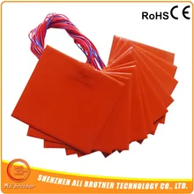 Силиконовый Нагреватель Pad 220 V 500 w 285x285 мм с 100 к термистор и 3M adhesivie сзади