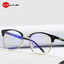 UVLAIK, анти-синий светильник, очки с ушами, оправа для женщин и мужчин, защита для глаз, прозрачные очки, оптические очки