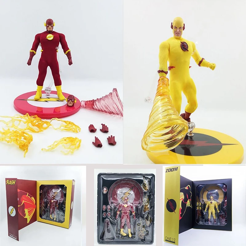 15cm Mezco DC Comics The Flash One:12 Action Figure Collectible Model Toy Doll Gift
