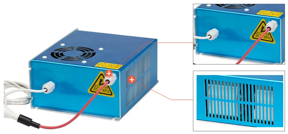 Компания Hongyuan DY-10 DY-13 DY-20 лазерный источник питания для включения RECI лазерная трубка W1, W2, W4, W6, W8