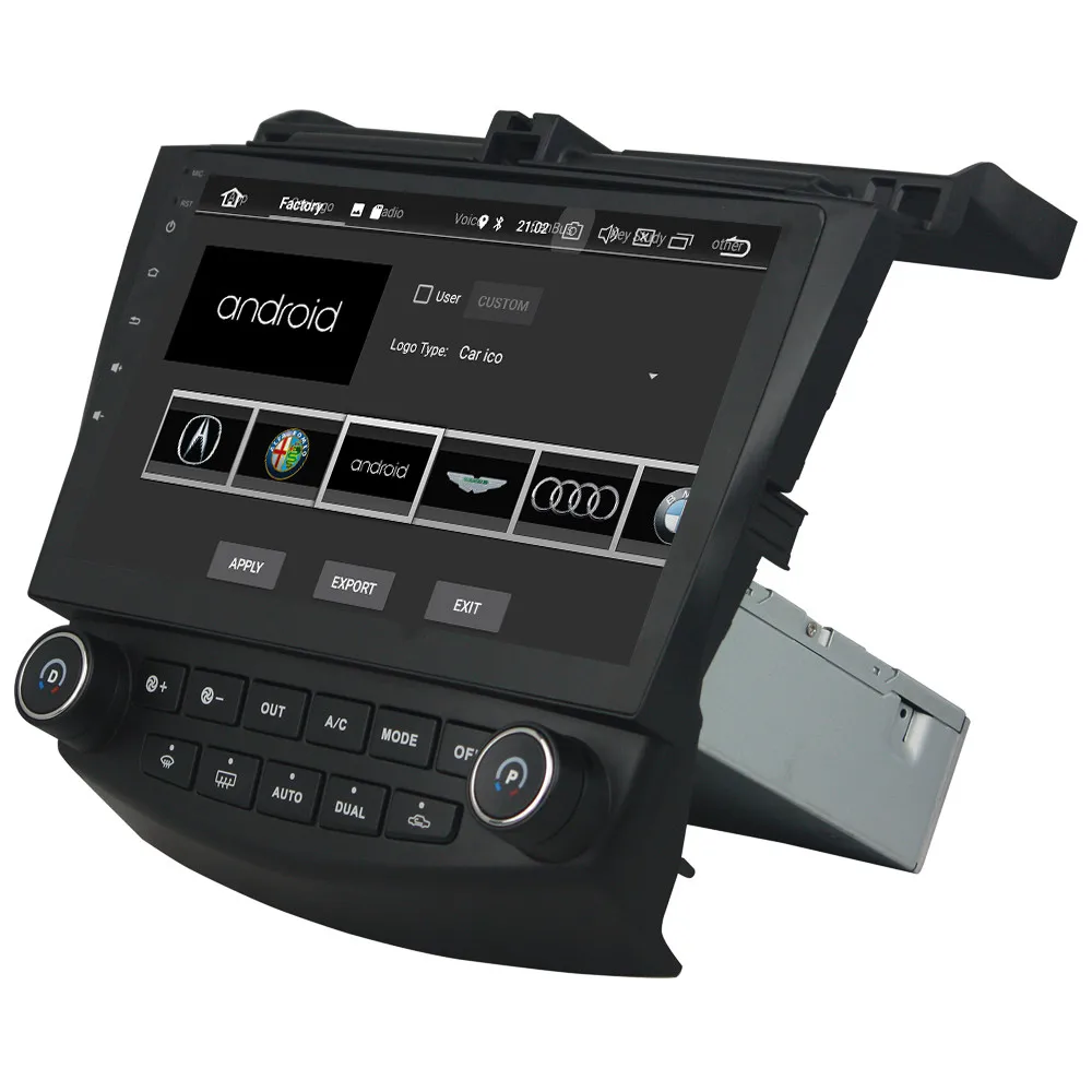 Top 10.1" IPS Octa Core 4G Android 8.1 4GB RAM 64GB ROM RDS BT Car DVD Multimedia Player Radio Stereo For Honda Accord 7th 2003-2007 2