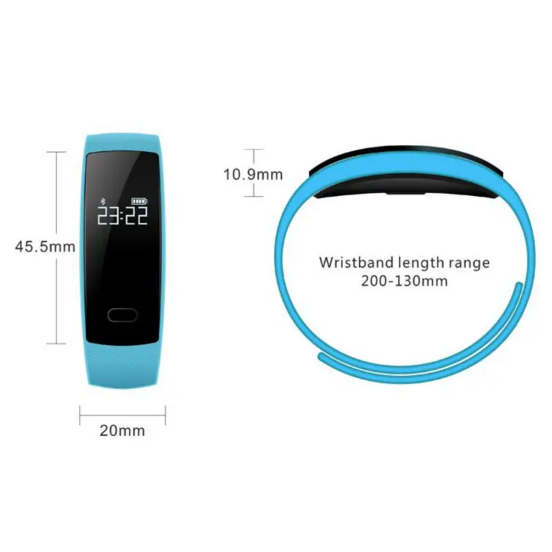 Hold Mi QS80 Bluetooth Smart Band Bracelet Wristband Heart Rate and Blood Pressure Sleep Monitoring for IOS Android Smartphone