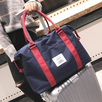 

Travel Abroad Boarding Bag Large Capacity Clothes Storage Bag Women Luggage Shoulder Bag Waterproof Men Trolley Case Travel Bag