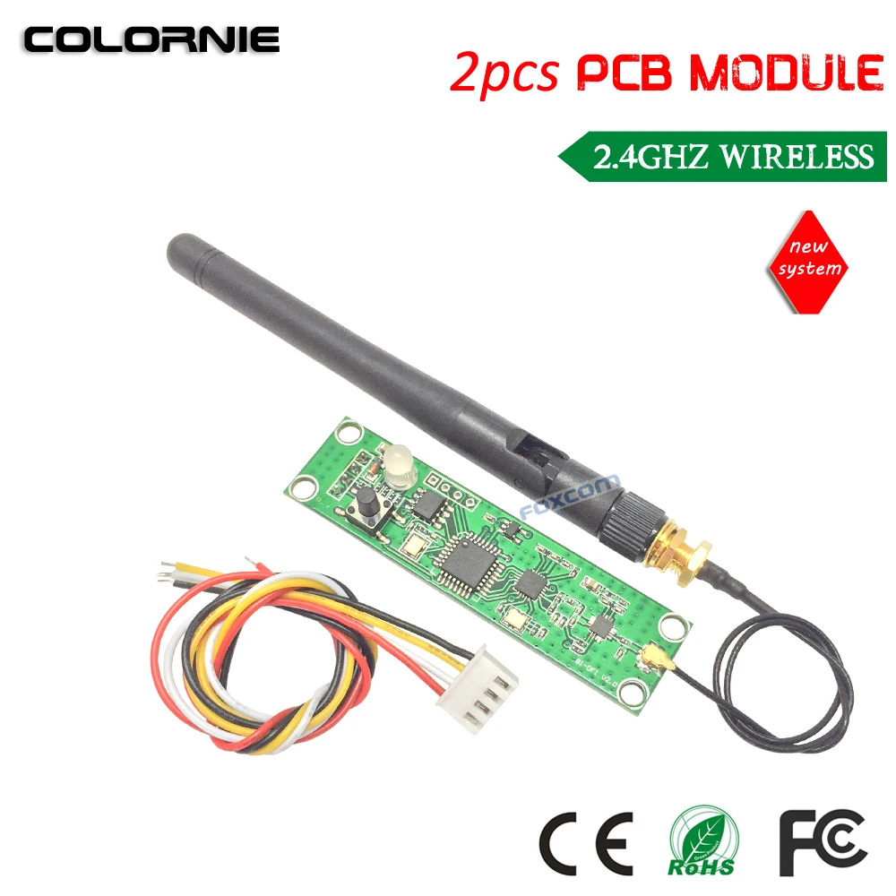 

DHL Free Shipping DMX512 PCB Board wireless Receiver With Antenna for LED par Light,Stage Light, Wireless Moudle