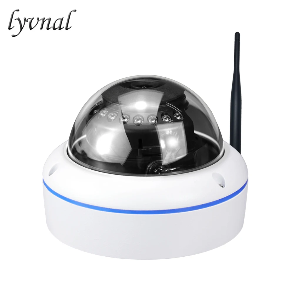 lyvnal SONY323 1080P wireless Metal Dome 2mp Wifi IP Camera Night Vision Waterpfoof 720p outdoor Security Camera wifi dome