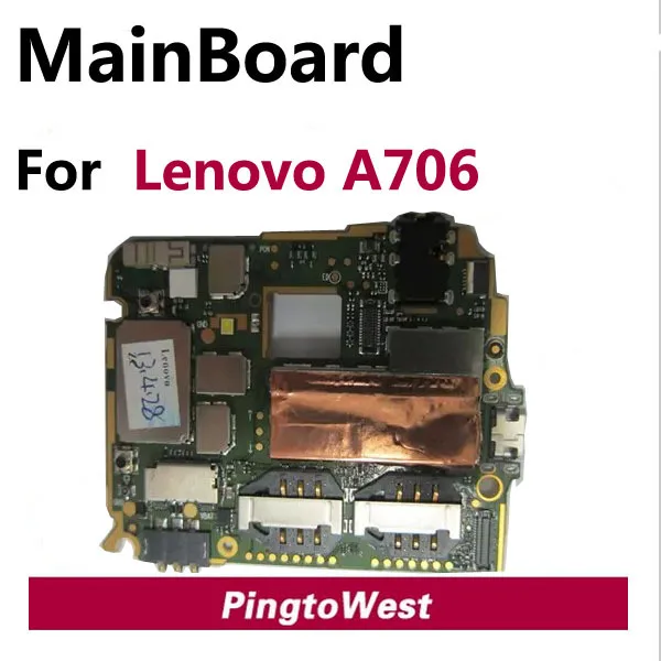 Оригинальный Подержанный хорошо работает Lenovo A706 Материнская плата запасные