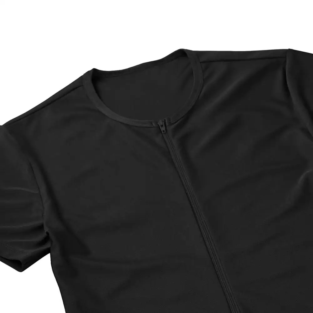 Men Ballet Gymnastics Leotard One-piece Short Sleeve Ballet Zipper Dancewear Ballerina Tutu Bodysuit For Males Dancing Jumpsuits