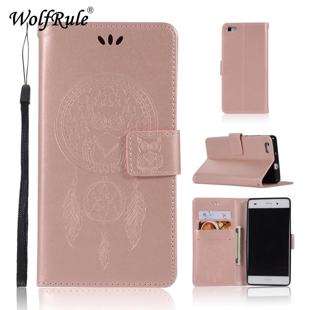 Funda de cuero tapa para Huawei P8 bolsa de teléfono con estilo, billetera para Huawei P8 Lite ALE L21 de 5,0 pulgadas|Fundas para teléfono| - AliExpress