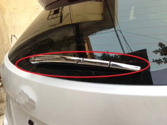 ABS Chrome Rear window wiper cover Trim For 2013 Hyundai Santa Fe ix45