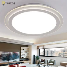 New Circle Indoor Lighting Modern LED Ceiling Lights for Living Room Bedroom Lamp lamparas de techo abajur Ceiling Lamp Fixtures