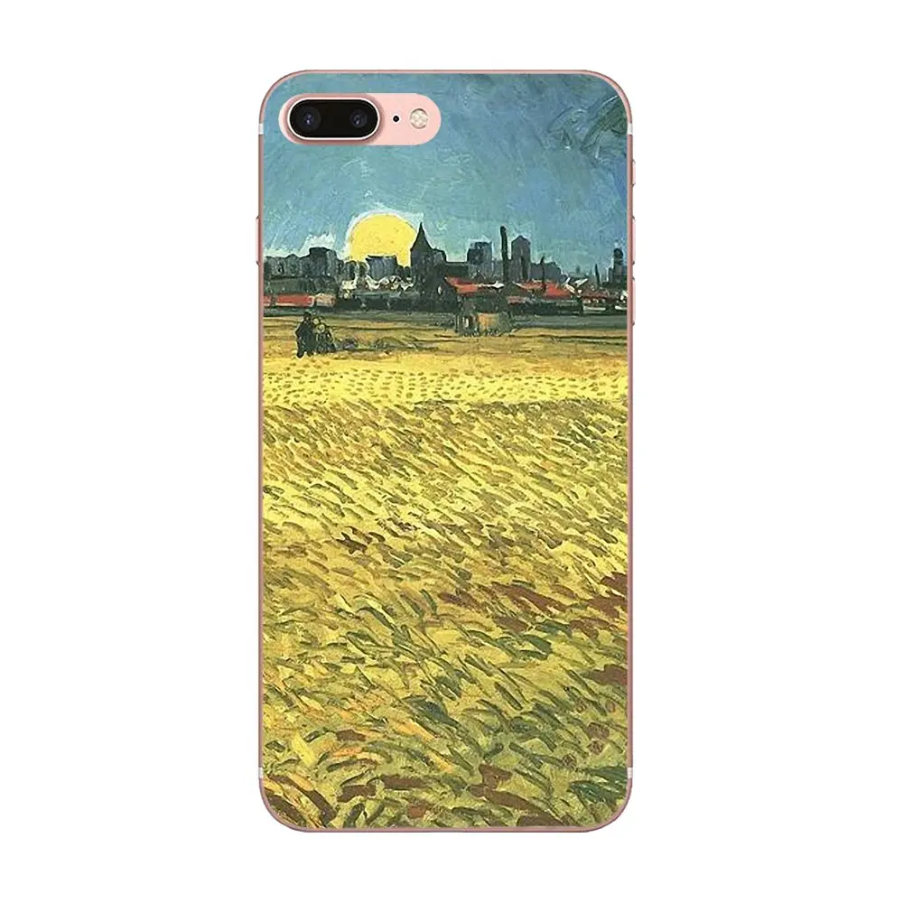 Ван Гог кипарисы для LG Nexus 5 5X V10 V20 V30 V40 2017 2018 2019 мягкий симпатичный