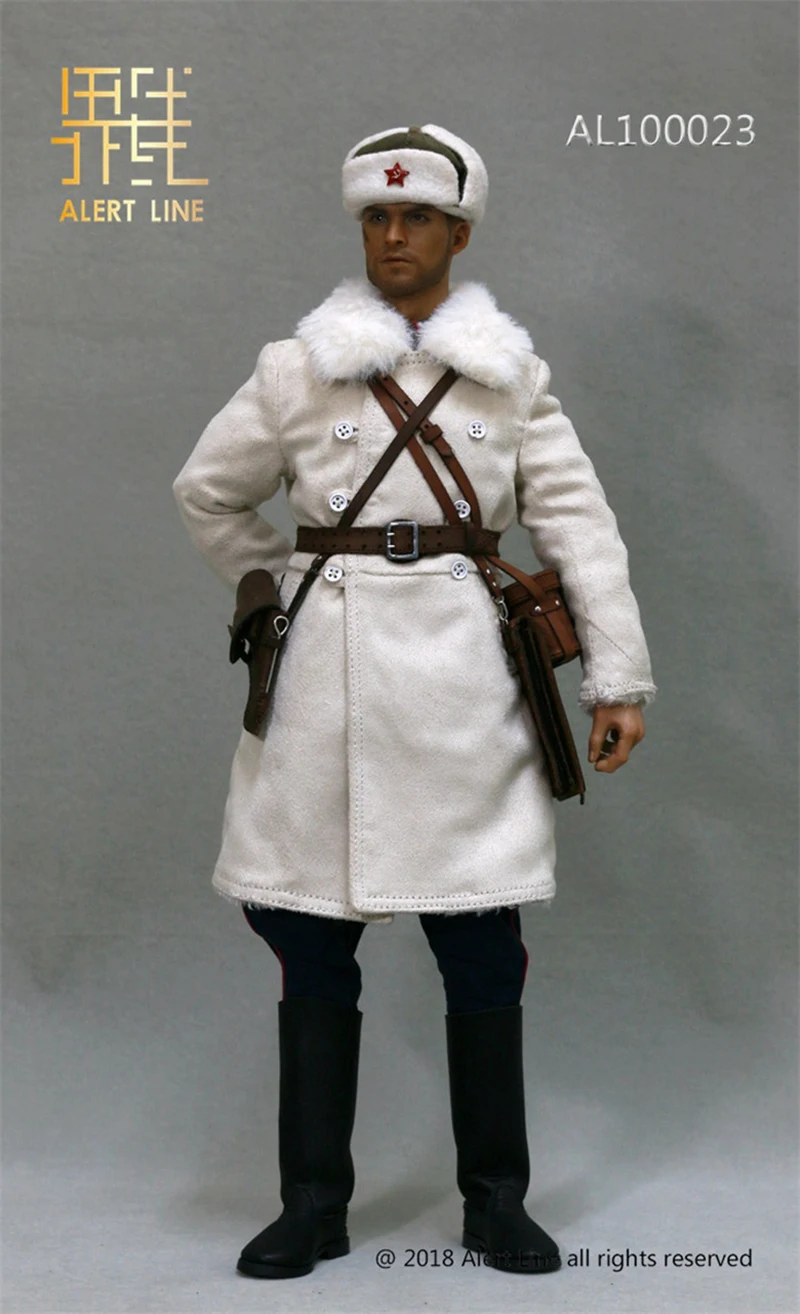 

AL100023 Alert Line 1/6 WW2 1942Red Army Infantry Lieutenant Officer Set For 12"Male Figure Body