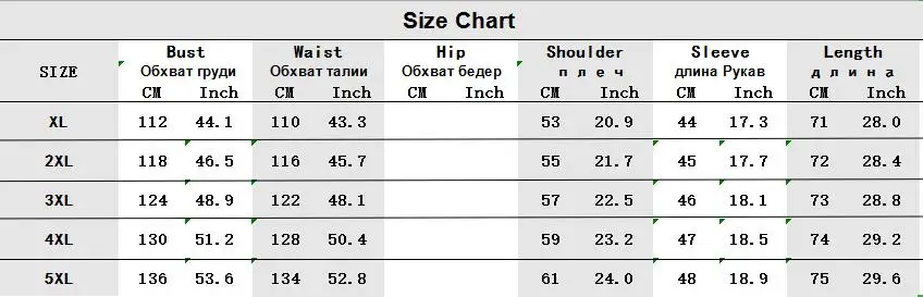 size table