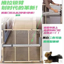 Solid wood quick install ultra gate no need hole-digging fashion baby child pet safety gate 67~106cm no need extension
