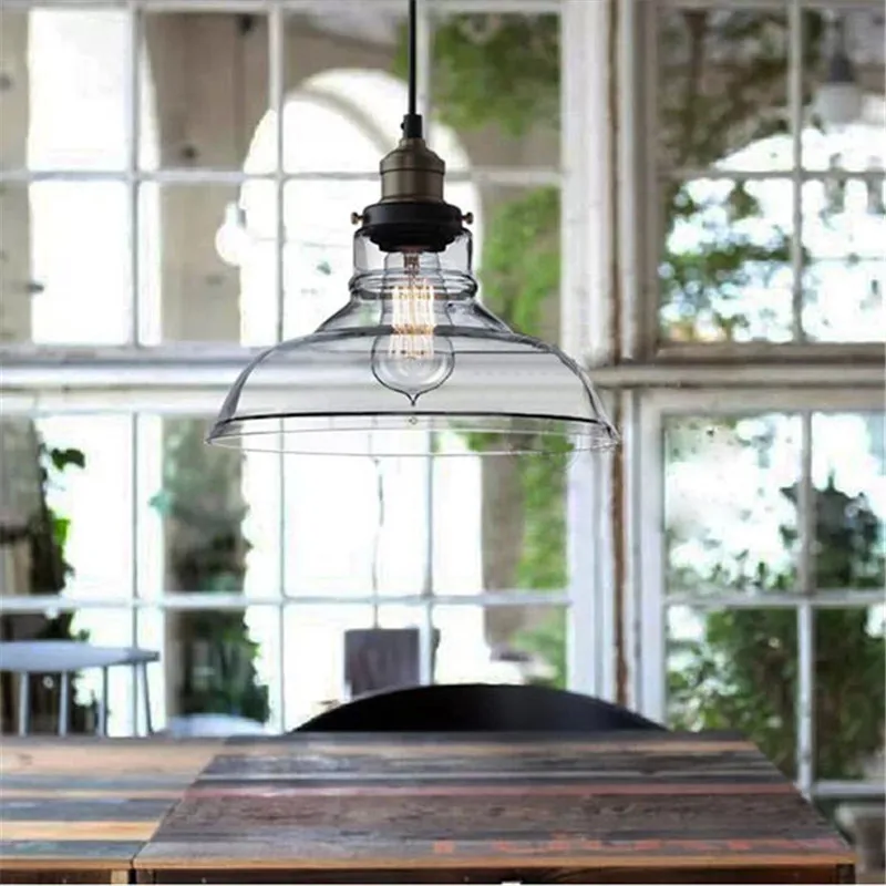 best promotion vintage industrial 28cm ceiling glass lamp shade
