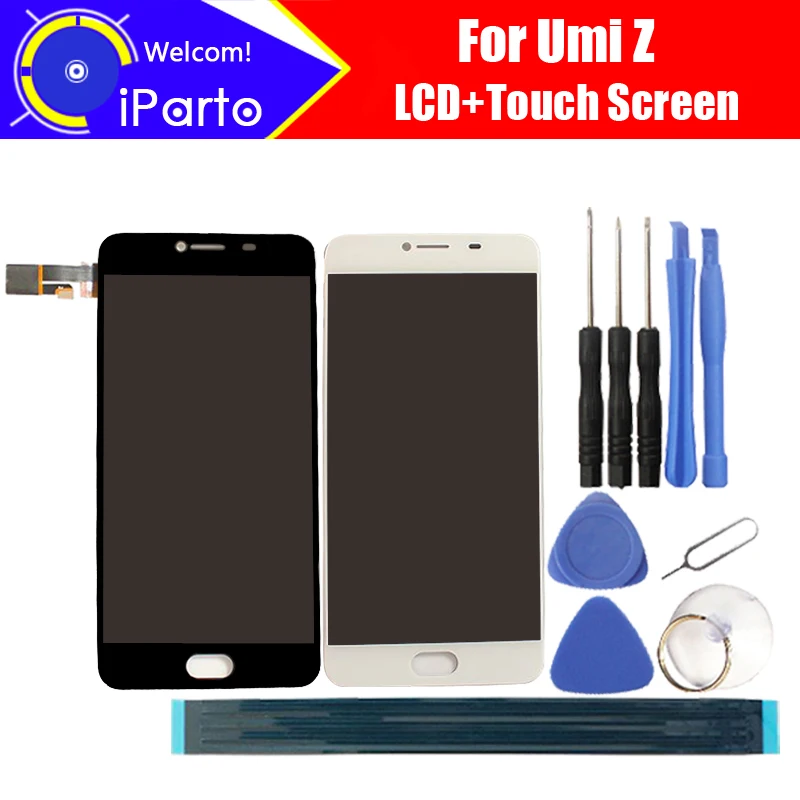 

5.5 inch UMI Z LCD Display+Touch Screen 100% Original Tested Digitizer Glass Panel Replacement For UMIDIGI Z 1920x1080+Tools