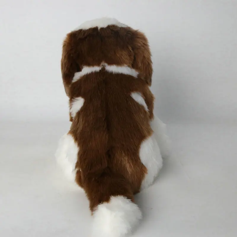 Моделирование собака чучело игрушки Супер реалистичная Papillon плюшевая собака кукла игрушка «пекинес» для детей роскошный качественный домашний декор