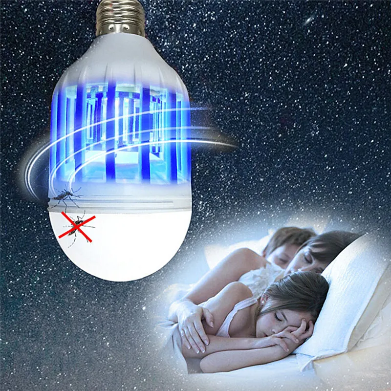 Электрический ловушка света в помещении 15 Вт e27 светодиодный москитная убийца лампа Электронный анти насекомых ошибки ОСА вредителями